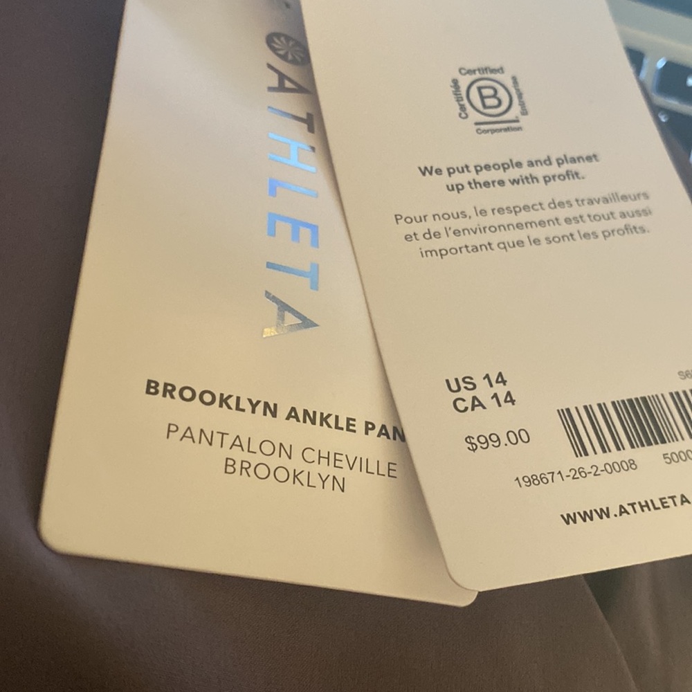 Athleta Brooklyn Ankle Pant // Dusk Violet - Picture 7 of 13